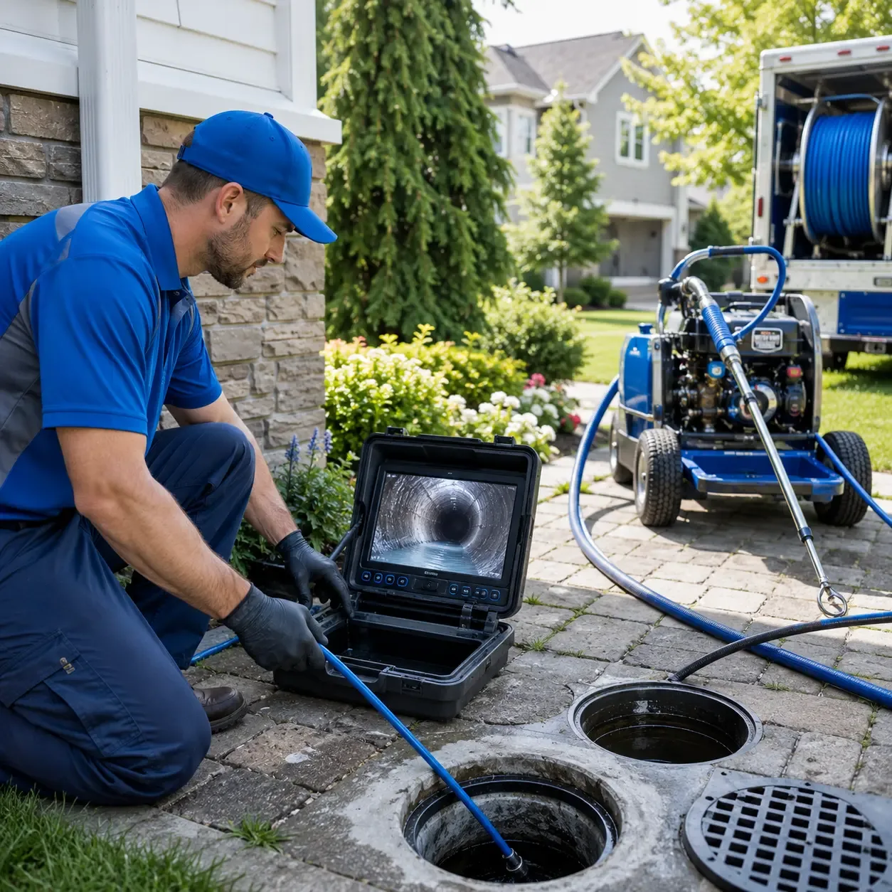 Outdoor drain cleaning professionals serving Fluker, LA